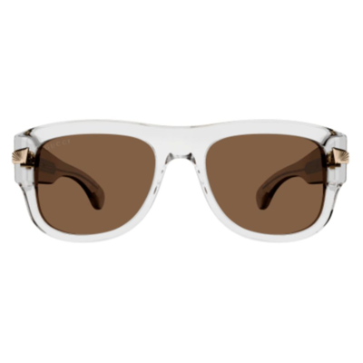 Gucci Eyewear Square Frame Sunglasses In Transparent