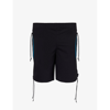 SAUL NASH CONTRAST-SEAM RELAXED-FIT WOOL-BLEND SHORTS