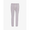 PAIGE FRASER TAPERED-LEG STRETCH-WOVEN TROUSERS