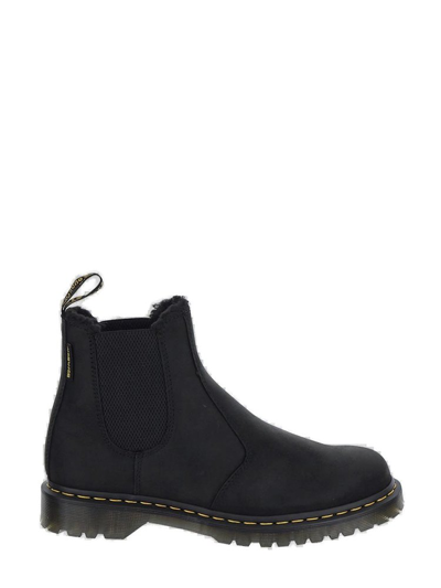 Dr. Martens Round Toe Ankle Boots In Black