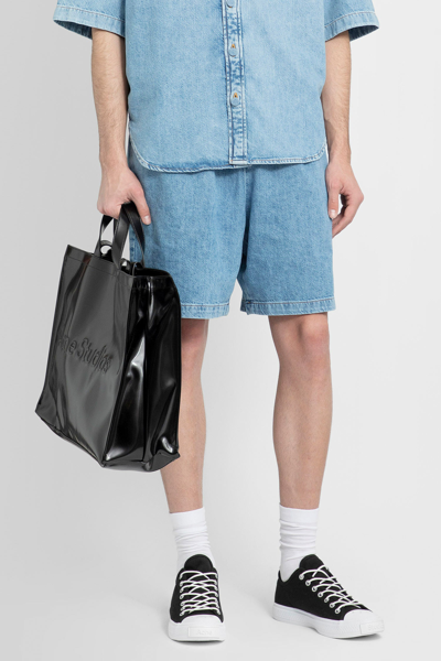 Acne Studios Shorts In Indigo Blue