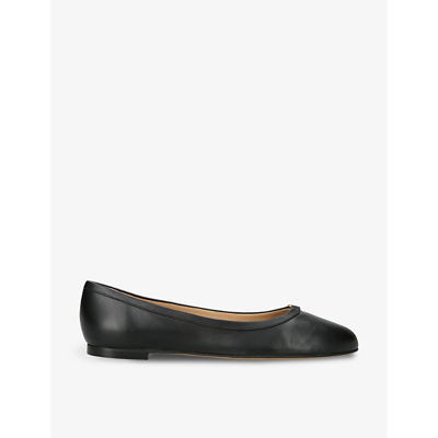 CHLOÉ CHLOE WOMEN'S BLACK MARCIE LEATHER BALLET FLATS