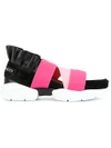 Pucci Ruffled Slip-on Sneakers