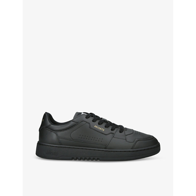 Axel Arigato Mens Black Dice Leather And Suede Low-top Trainers