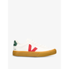 Veja Campo Pebbled-leather Sneakers In White/comb