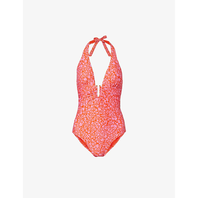 Heidi Klein Womens Prt Limpopo U-bar Stretch-recycled Polyamide Swimsuit
