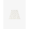 Sandro Womens Naturels Clarane Charm-embellished Stretch-woven Midi Skirt
