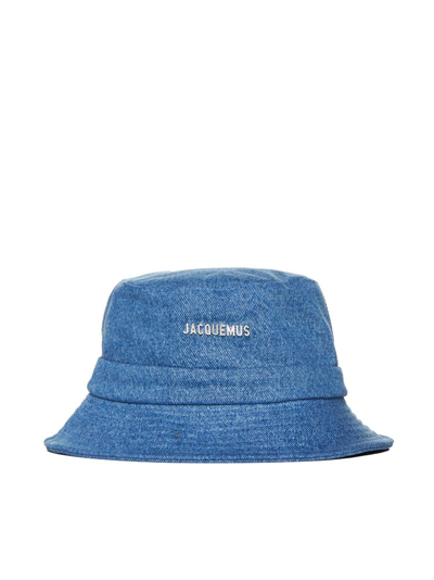 Jacquemus Le Bob Gadjo Bucket Hat In Blue