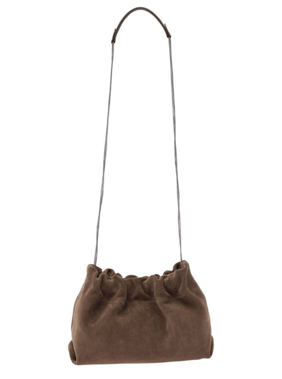 Brunello Cucinelli Borsa Tracolla In Brown