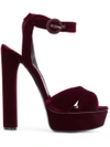 CASADEI platform heeled sandals,1L654H1401VELU12257777