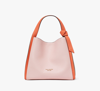 Kate Spade Knott Colorblocked Medium Crossbody Tote In Crepe Pink