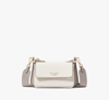 Kate Spade Double Up Colorblocked Crossbody In Warm Taupe
