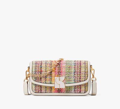 Kate Spade Dakota Tweed Small Crossbody In Parchment