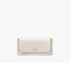 Kate Spade Ava Flap Chain Wallet In White