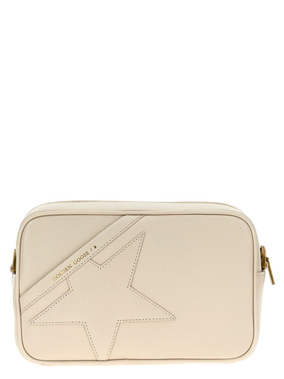 Golden Goose 'star Bag' Crossbody Bag In Beige