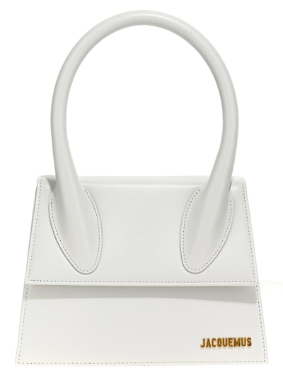 Jacquemus Le Grand Chiquito Hand Bags In White