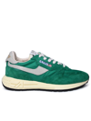 AUTRY AUTRY GREEN SUEDE BLEND SNEAKERS