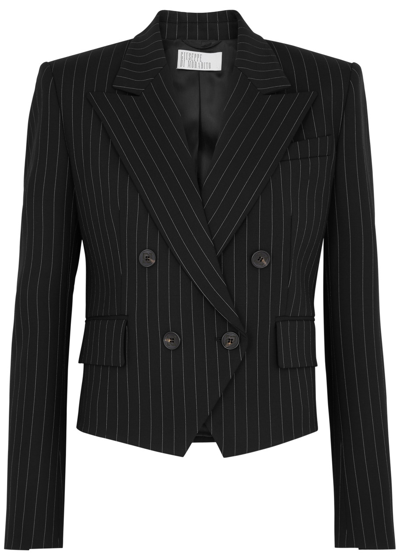 Giuseppe Di Morabito Pinstriped Stretch-wool Blazer In Black