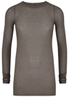 RICK OWENS RIBBED KNITTED TOP