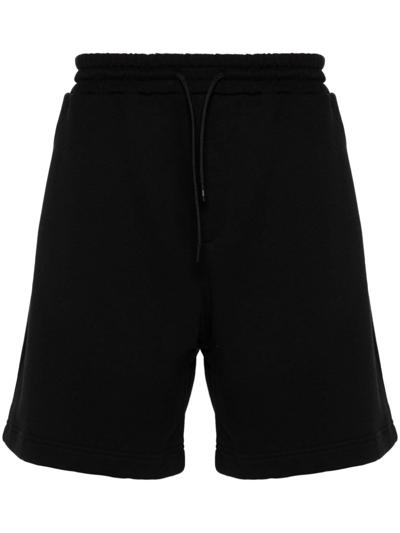 Msgm Shorts With Logo In Black