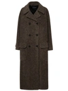 Dolce & Gabbana Notched-lapels Button-down Coat In Black