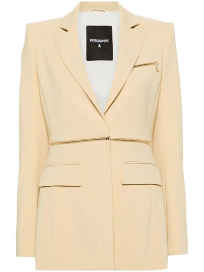 Patrizia Pepe Chaqueta Casual - Essential In Beis