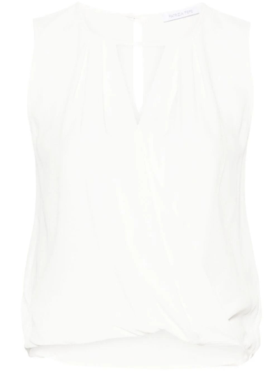 Patrizia Pepe `essential` Top In White