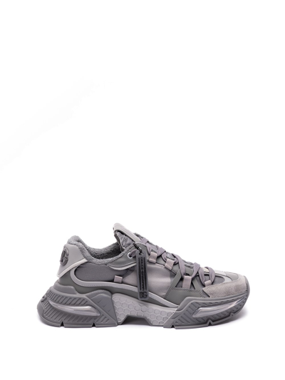 Dolce & Gabbana `air Master` Low-top Trainers In Grey