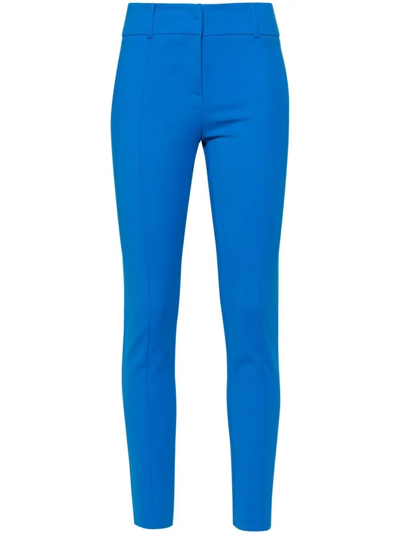 Patrizia Pepe Cropped Trousers In Blue
