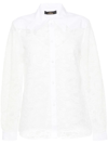 TWINSET `ACTITUDE` EMBROIDERED ORGANDY SHIRT