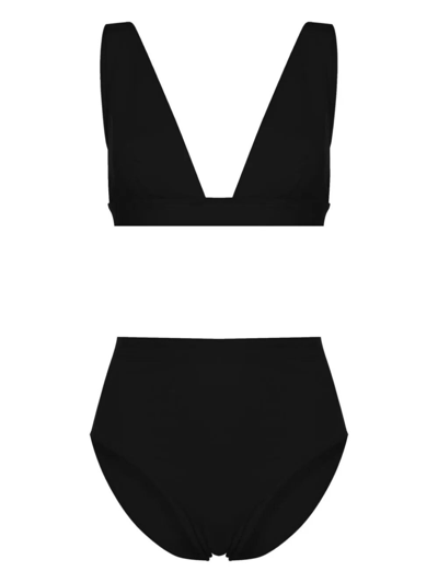 Eres Chrome + Patine Bikini Set In Black  