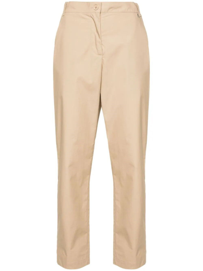 Twinset Actitude Straight-leg Trousers In Beige