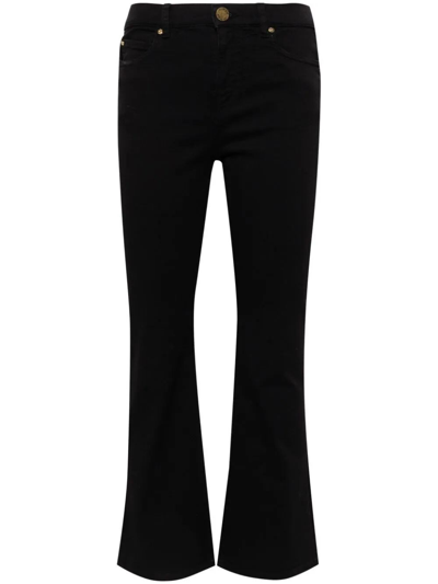 Pinko Brenda High-rise Bootcut Jeans In Black  
