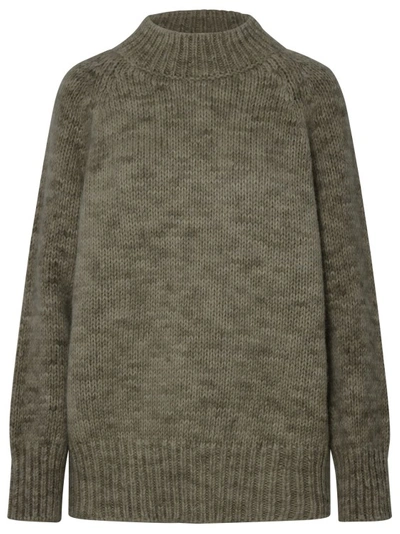 Maison Margiela Green Sweater In Grey