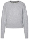 Stella Mccartney Grey Wool Blend Sweater In White