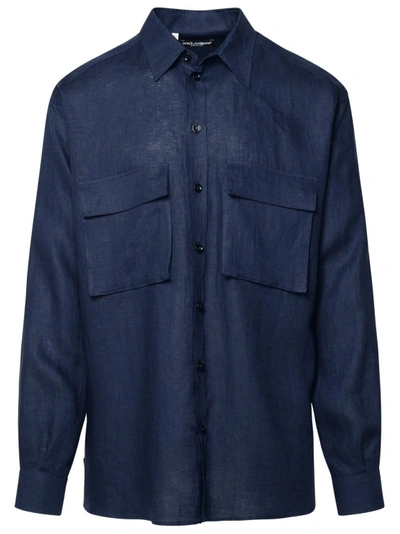 Dolce & Gabbana Dolce  Gabbana Button-up Oversized Shirt In Black