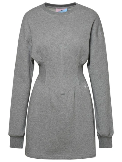 Chiara Ferragni Sweatshirt Dress In Grey