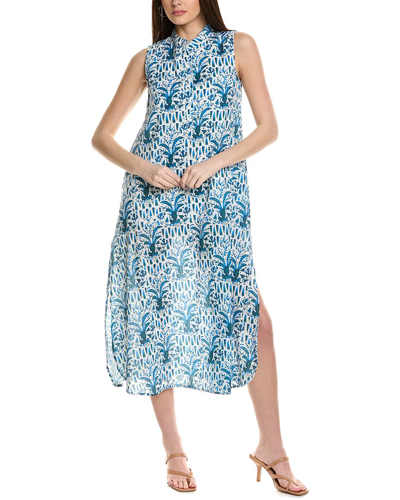 Ro's Garden Josie Midi Dress In Blue