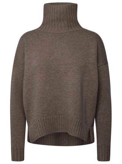 MAX MARA GIANNA BEIGE CASHMERE BLEND SWEATER