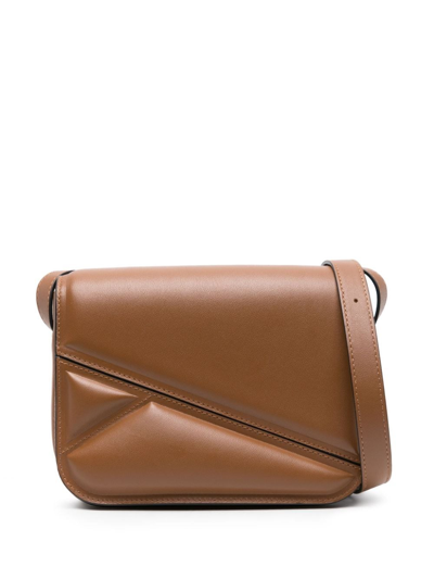 Wandler Medium Oscar Leather Crossbody Bag In Brown