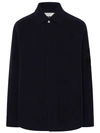 JIL SANDER BLUE WOOL SHIRT