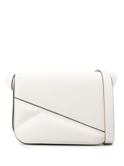 Wandler Oscar Medium Trunk Crossbody Bag In White