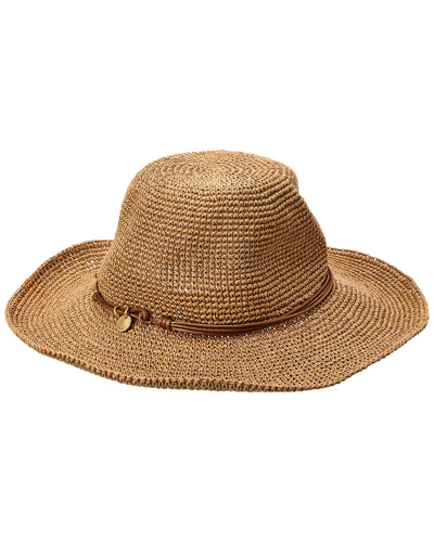 Rag & Bone Tan Rollable Cruise Beach Hat In Brown