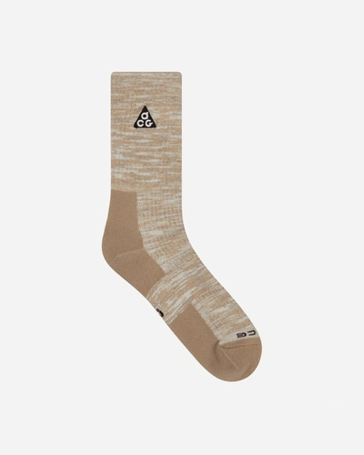 NIKE ACG EVERYDAY CUSHIONED CREW SOCKS LIGHT BONE