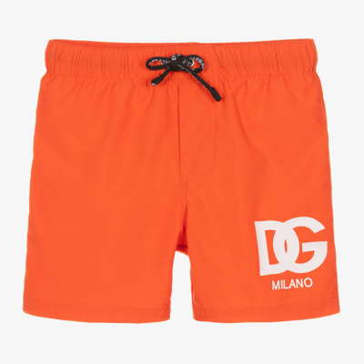Dolce & Gabbana Baby Boys Orange Swim Shorts