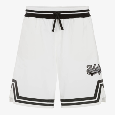 Dolce & Gabbana Kids' Boys White Cotton Shorts