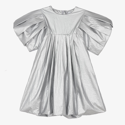 Marc Jacobs Kids'  Girls Metallic Silver Dress