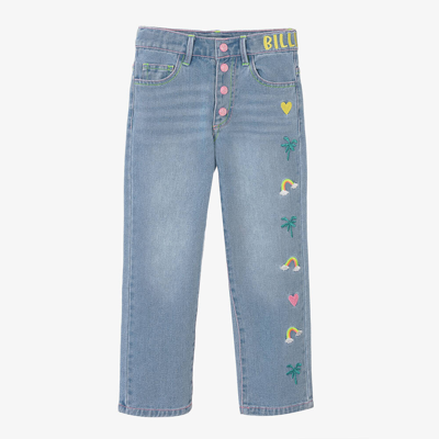 Billieblush Kids' Girls Blue Denim Regular Fit Jeans