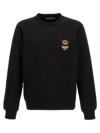 Dolce & Gabbana Essential Sweatshirt Black In Black