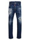Dsquared2 Blu Mid-waist Jeans In Blue